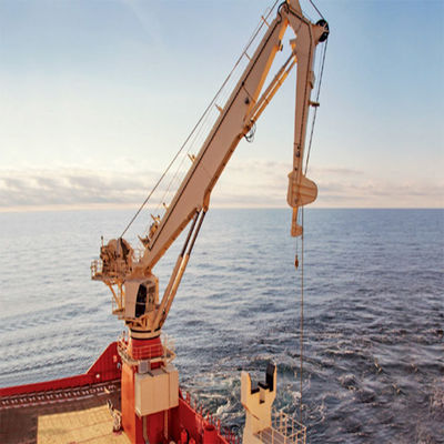 Φορτηγών πλοίων υδραυλικός τηλεσκοπικός γερανός 0,5 ~ γεφυρών βαρκών γερανών βραχιόνων θαλάσσιος 20 τόνος