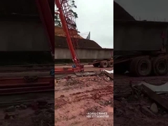 τηλεοπτικός γερανός ατσάλινων σκελετών ζευκτόντων εργοστασίων