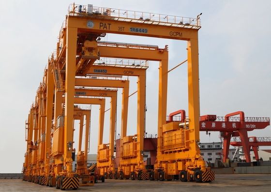 Φορητός φορητός RTG RMG Container Gantry Crane 40T για αποθήκες