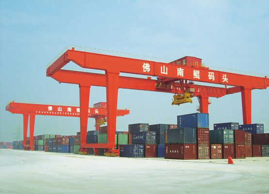 Προσαρμοσμένος γερανός Gantry Container 40 Ton RMG Rail Mounted Quay Crane