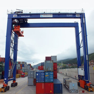 35t 40,5t Portal Container Gantry Crane Rubber Tire Gantry Crane A6 A7 A8