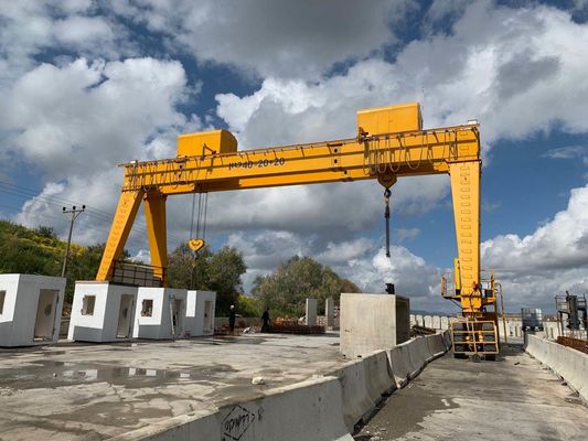 5 - 500 τόνων χωρητικότητα RTG γερανοί Ηλεκτρικοί διπλής δομής ελαστικών ελαστικών